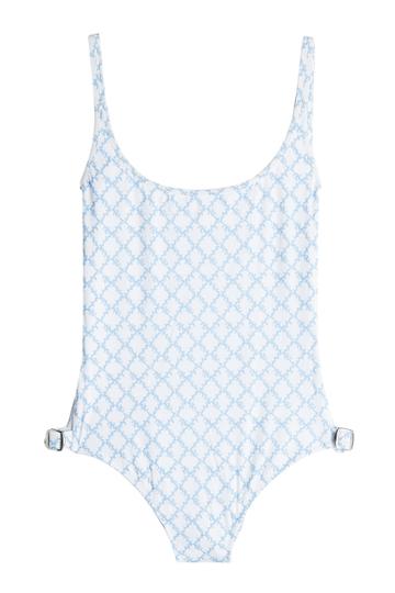 Swim With Mi Swim With Mi Printed Swimsuit With Buckle Detail
