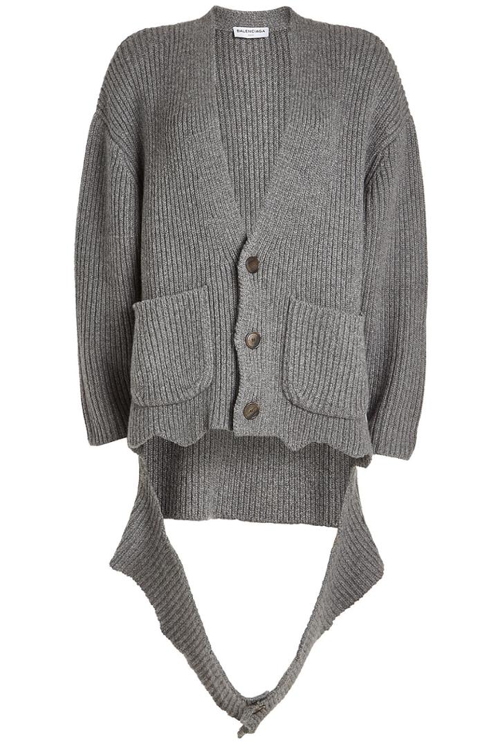Balenciaga Balenciaga Deconstructed Cashmere Cardigan
