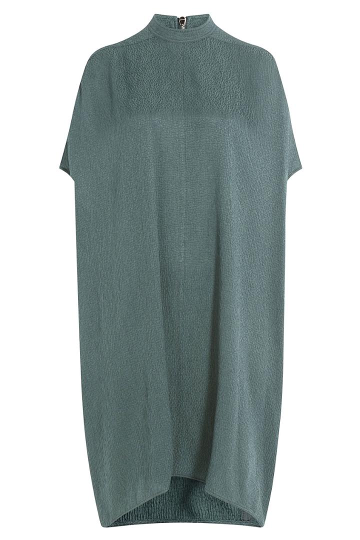 Rick Owens Rick Owens Oversize Dress With Silk - Green