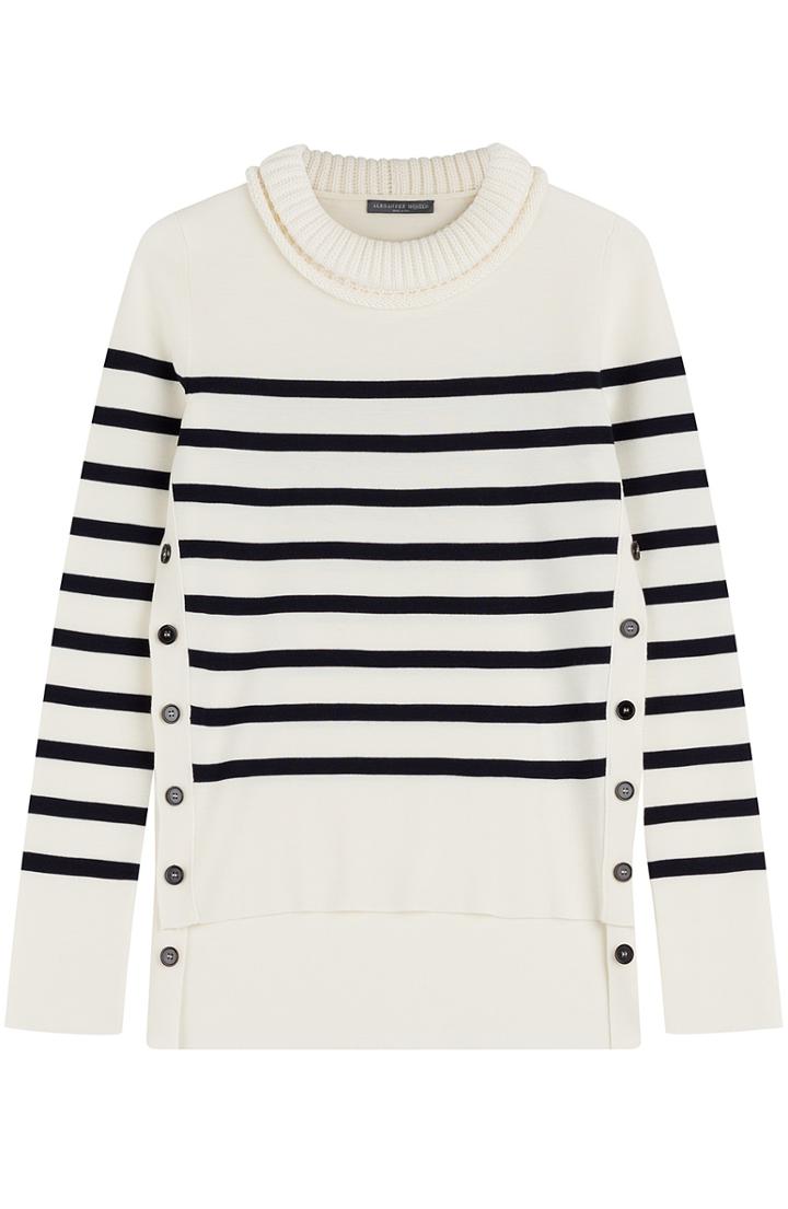 Alexander Mcqueen Striped Wool Pullover