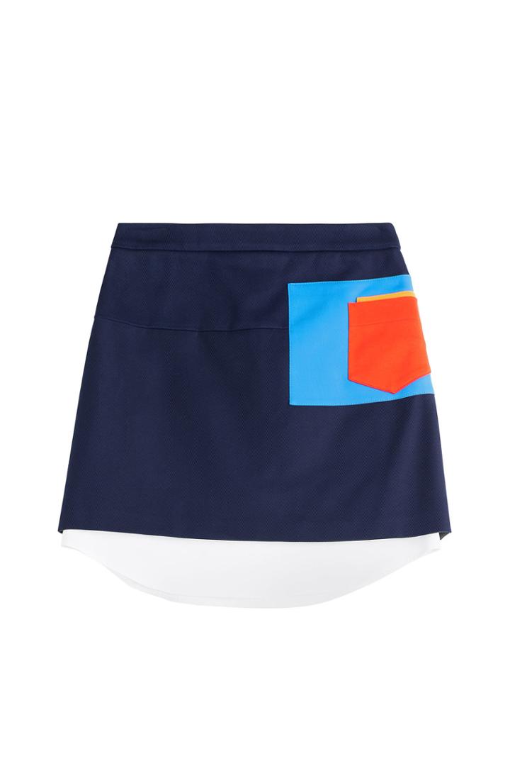 Jil Sander Navy Jil Sander Navy Editha Cotton Gabardine Skirt