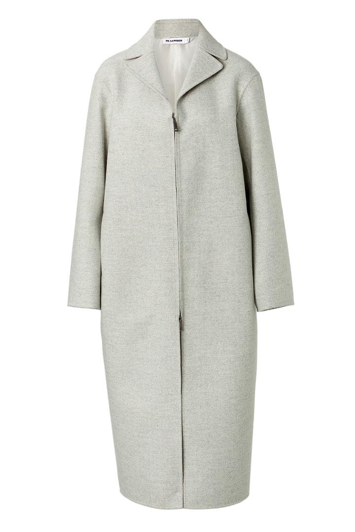 Jil Sander Jil Sander Fleece Wool Security Coat - Grey