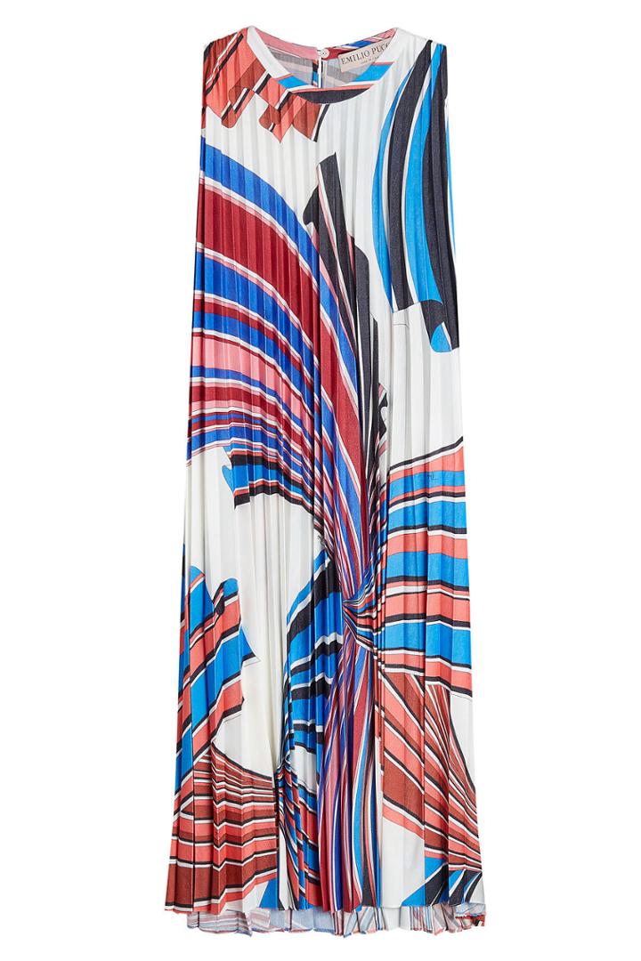 Emilio Pucci Emilio Pucci Printed Dress With Pleats