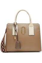 Marc Jacobs Marc Jacobs Leather Tote With Fabric Strap