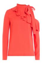 Emilio Pucci Emilio Pucci Top With Cut-out Shoulder And Ruffles Front