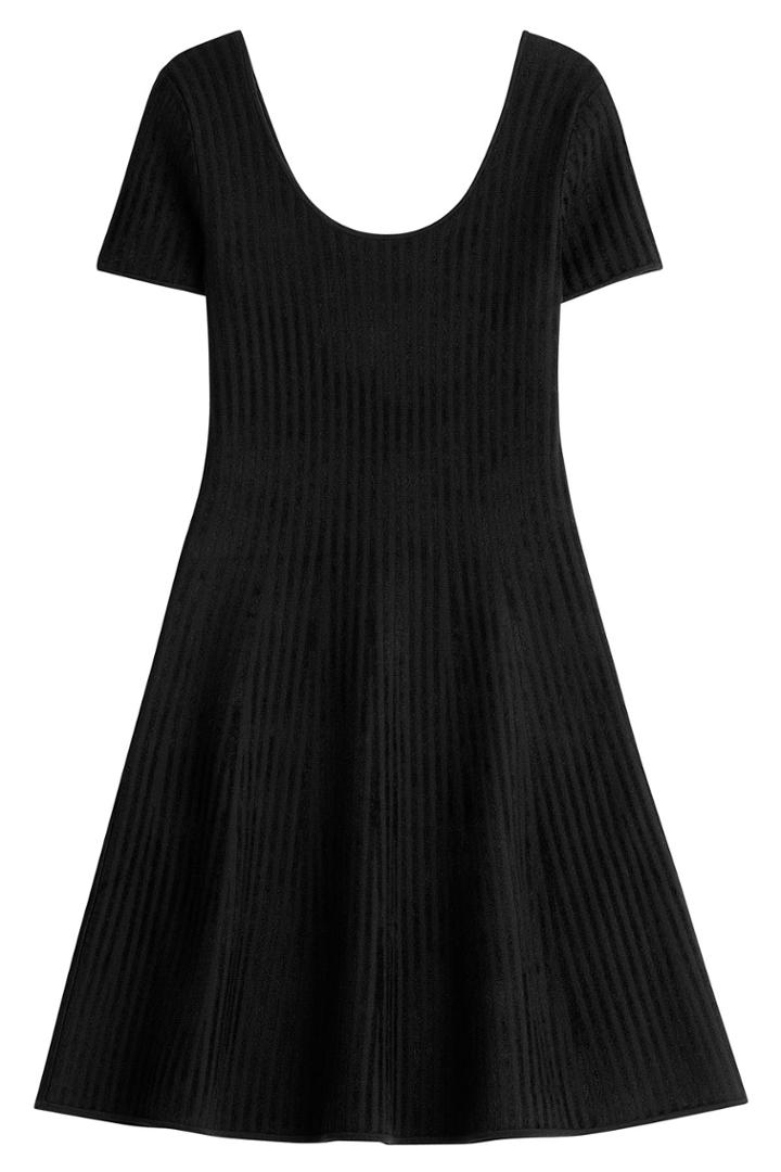 Theory Theory Knit Dress With Wool - Black