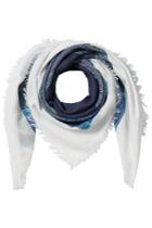 Closed Closed Embroidered Cotton Scarf - Blue