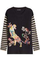 Etro Etro Wool Pullover With Embroidered Tiger Motif
