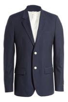 Marc Jacobs Marc Jacobs Wool-cotton Blazer - Blue