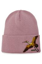 Dsquared2 Dsquared2 Wool Hat With Embroidery - Rose