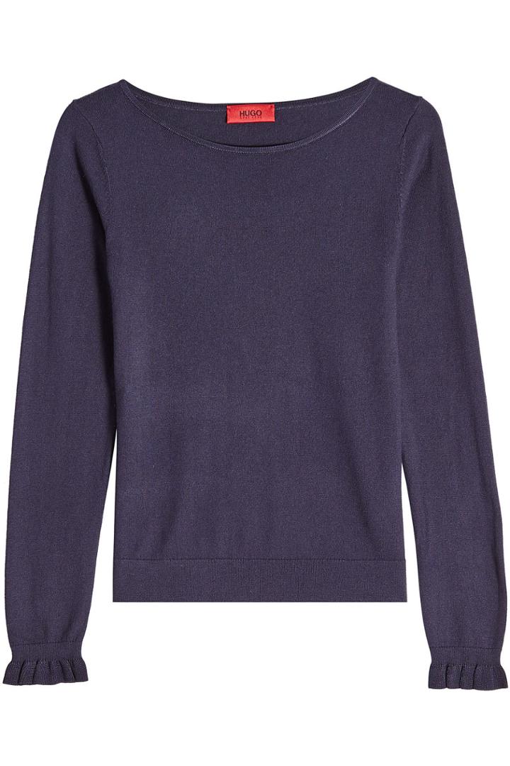 Hugo Hugo Pullover With Silk And Cotton