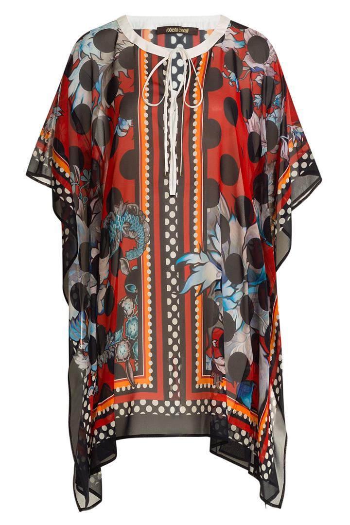 Roberto Cavalli Roberto Cavalli Printed Silk Tunic