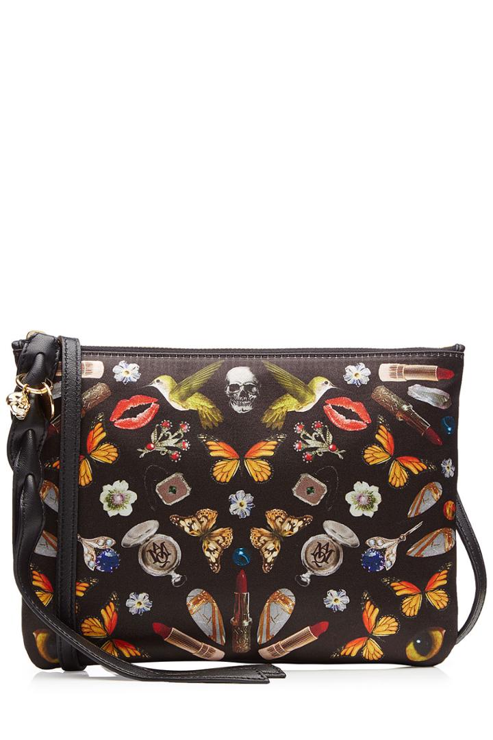 Alexander Mcqueen Alexander Mcqueen Printed Fabric Shoulder Bag - Multicolor