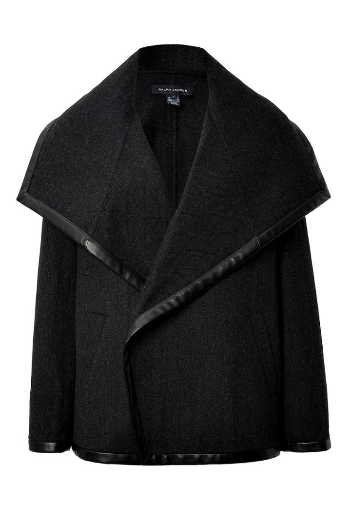 Ralph Lauren Black Label Ralph Lauren Black Label Wool-cotton Talisa Coat - Grey