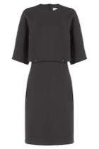 Jil Sander Jil Sander Crepe Dress - Black