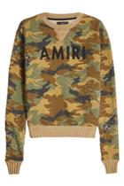 Amiri Amiri Distressed Cotton Sweatshirt