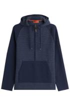 Missoni Missoni Zipped Wool Jacket With Hood - Blue