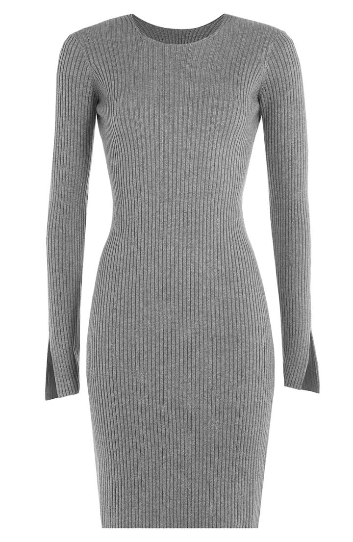 Alexander Wang Silk-cashmere Ribbed Dress