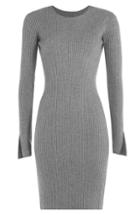 Alexander Wang Silk-cashmere Ribbed Dress