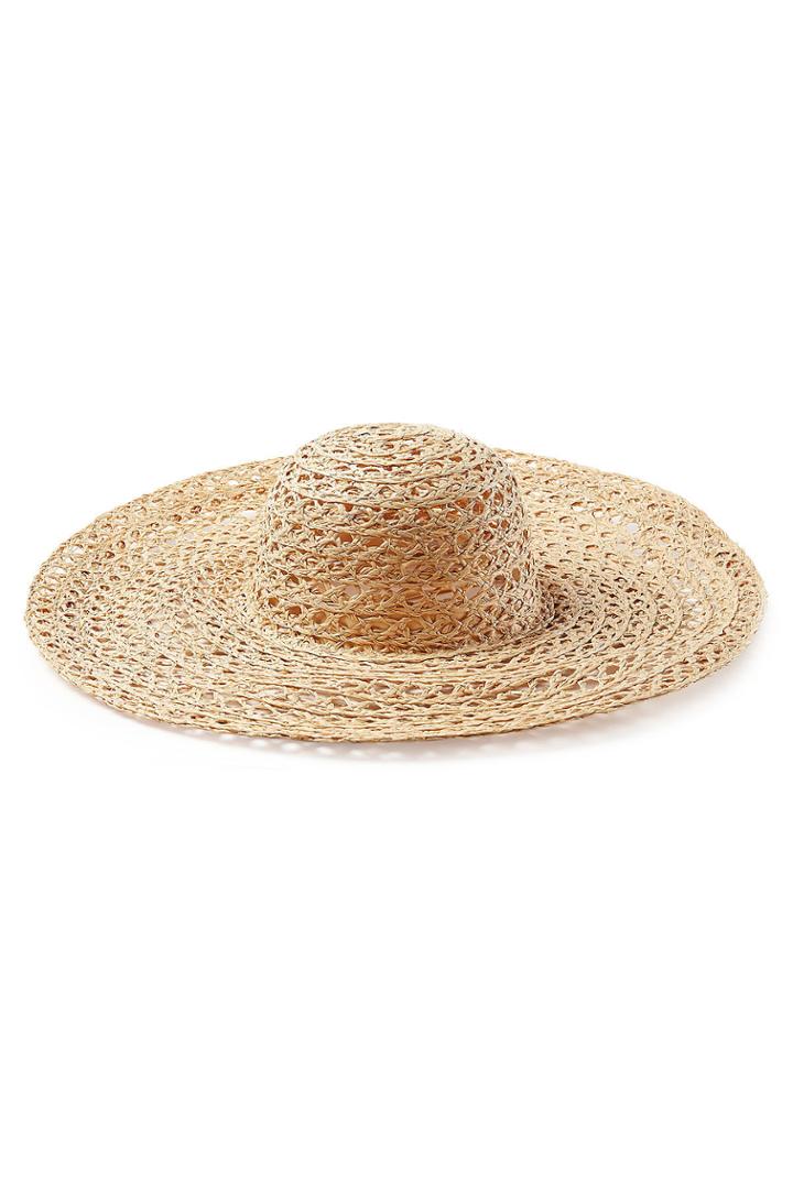 Ále By Alessandra Ále By Alessandra Woven Raffia Hat