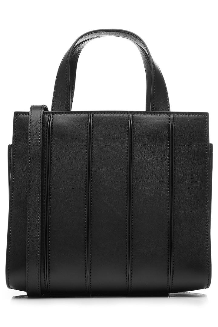 Max Mara Max Mara Leather Tote - Black