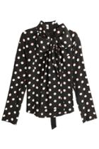 Marc Jacobs Marc Jacobs Printed Silk Blouse - Polka Dots