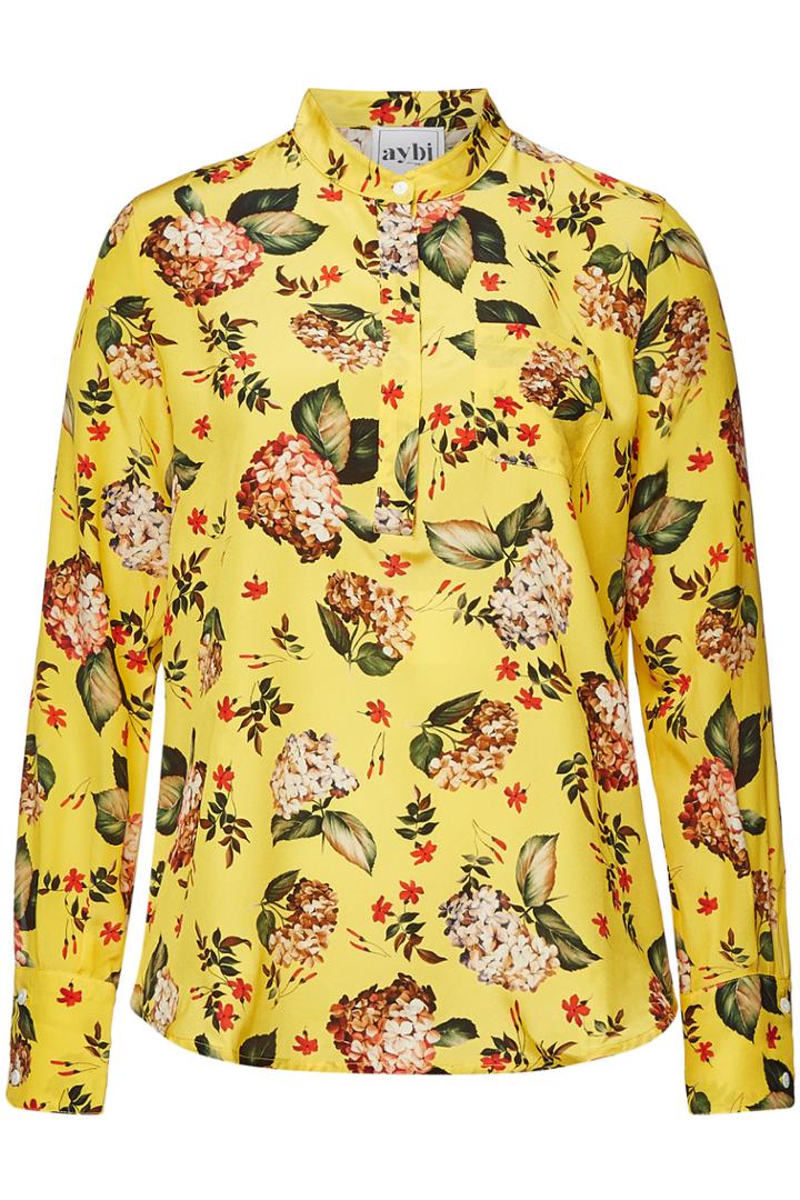 Aybi Aybi Blanche Floral Silk Blouse
