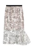 Julien David Julien David Printed Skirt With Embellishment