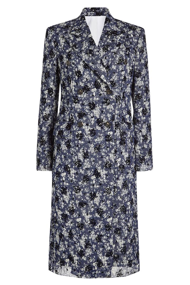 Calvin Klein 205w39nyc Calvin Klein 205w39nyc Virgin Wool And Silk Coat With Tulle And Velvet