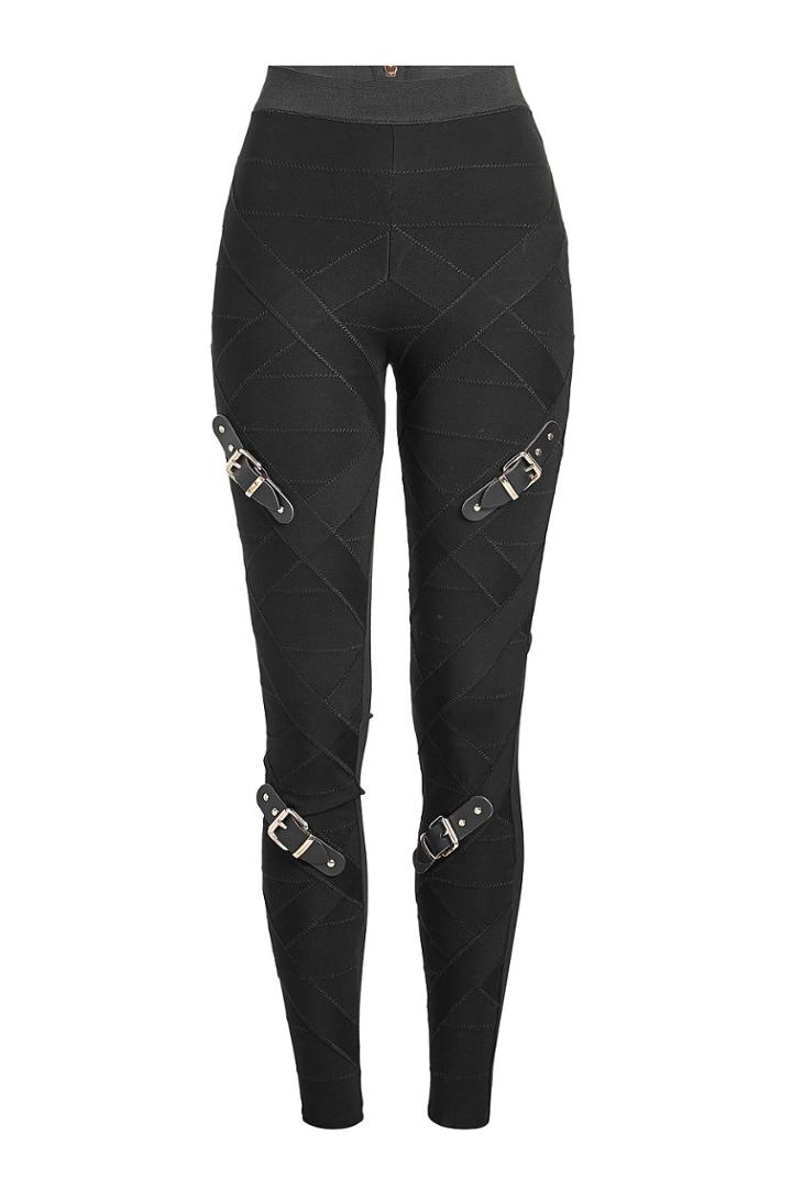 Marina Hoermanseder Marina Hoermanseder Bandage Pants With Buckles