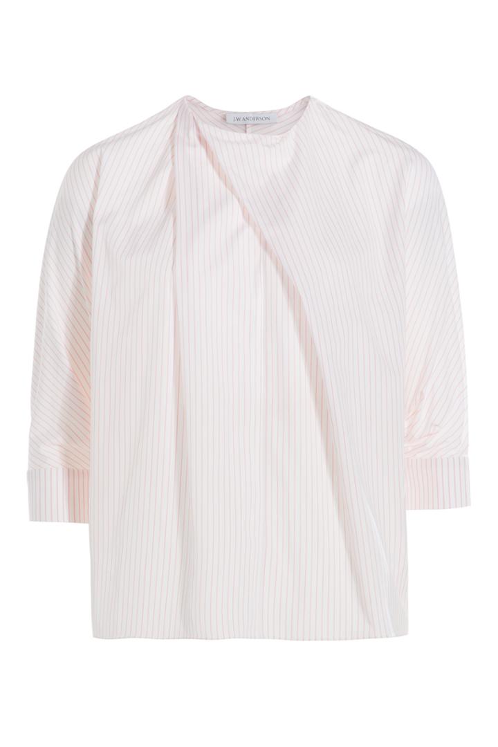 J.w. Anderson J.w. Anderson Fine Stripe Cotton Blouse - Stripes