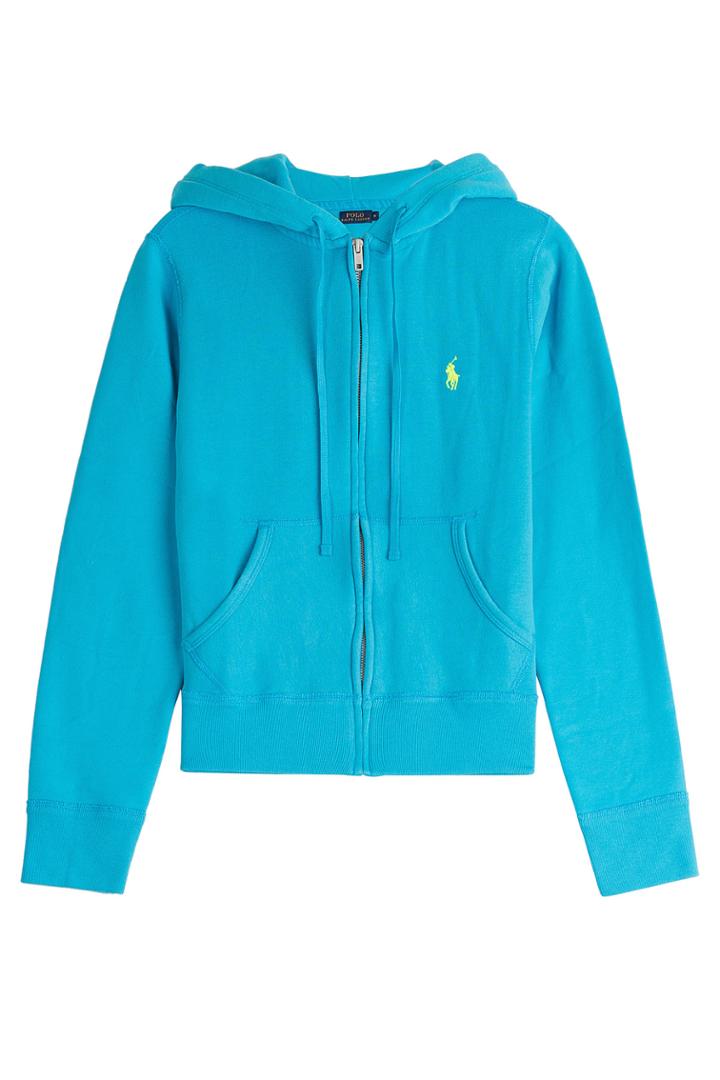Polo Ralph Lauren Polo Ralph Lauren Zipped Jersey Hoody - Blue