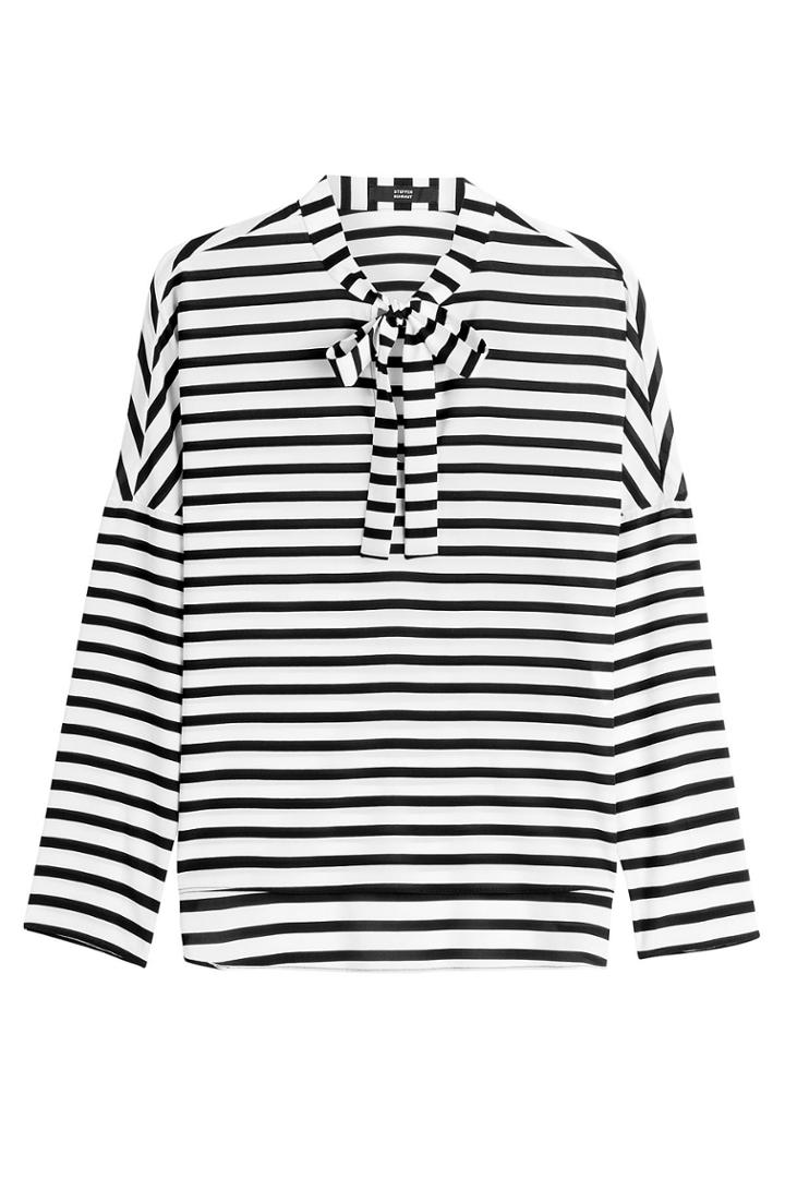 Steffen Schraut Steffen Schraut Silk-blend Striped Blazer