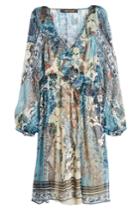 Roberto Cavalli Roberto Cavalli Printed Silk Chiffon Dress
