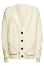 See By Chloé See By Chloé Wool Cardigan With Metallic Trim