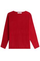 Max Mara Max Mara Virgin Wool Pullover With Cashmere - Red