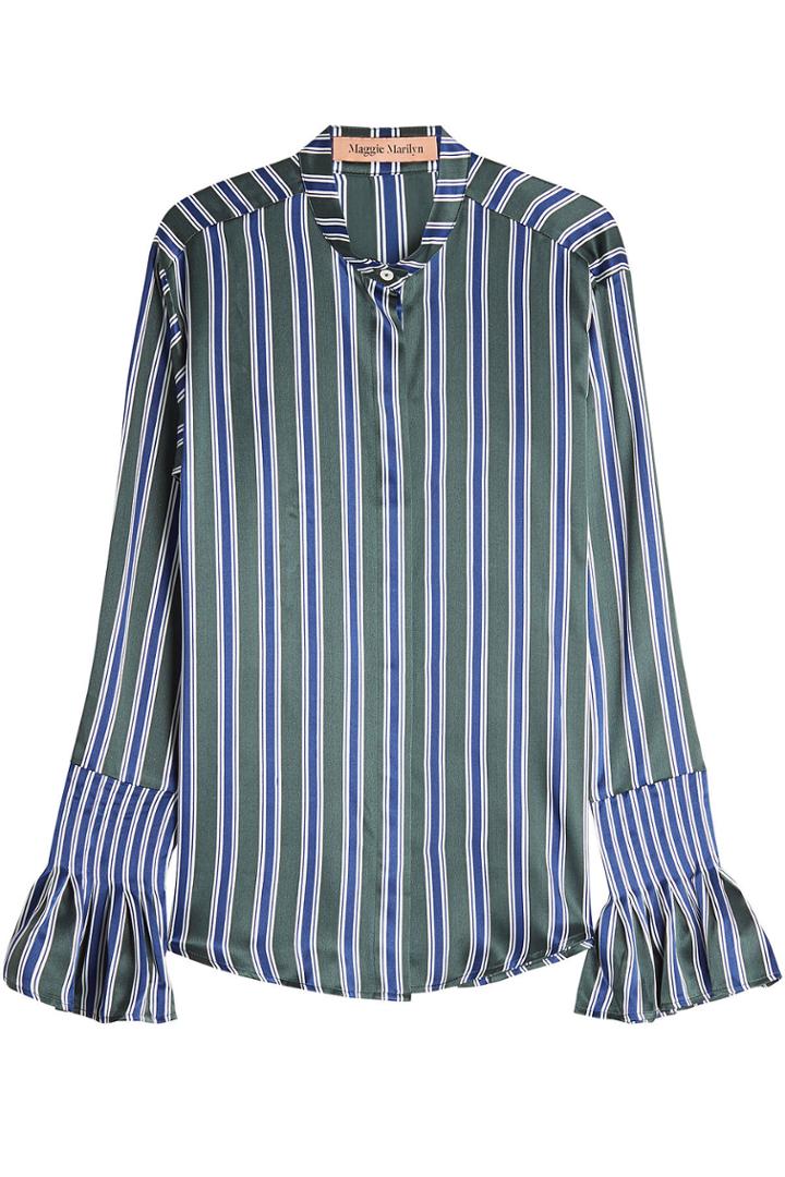 Maggie Marilyn Maggie Marilyn It's A Lovely Day Silk Blouse