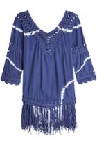 True Religion True Religion Fringed Cotton Top