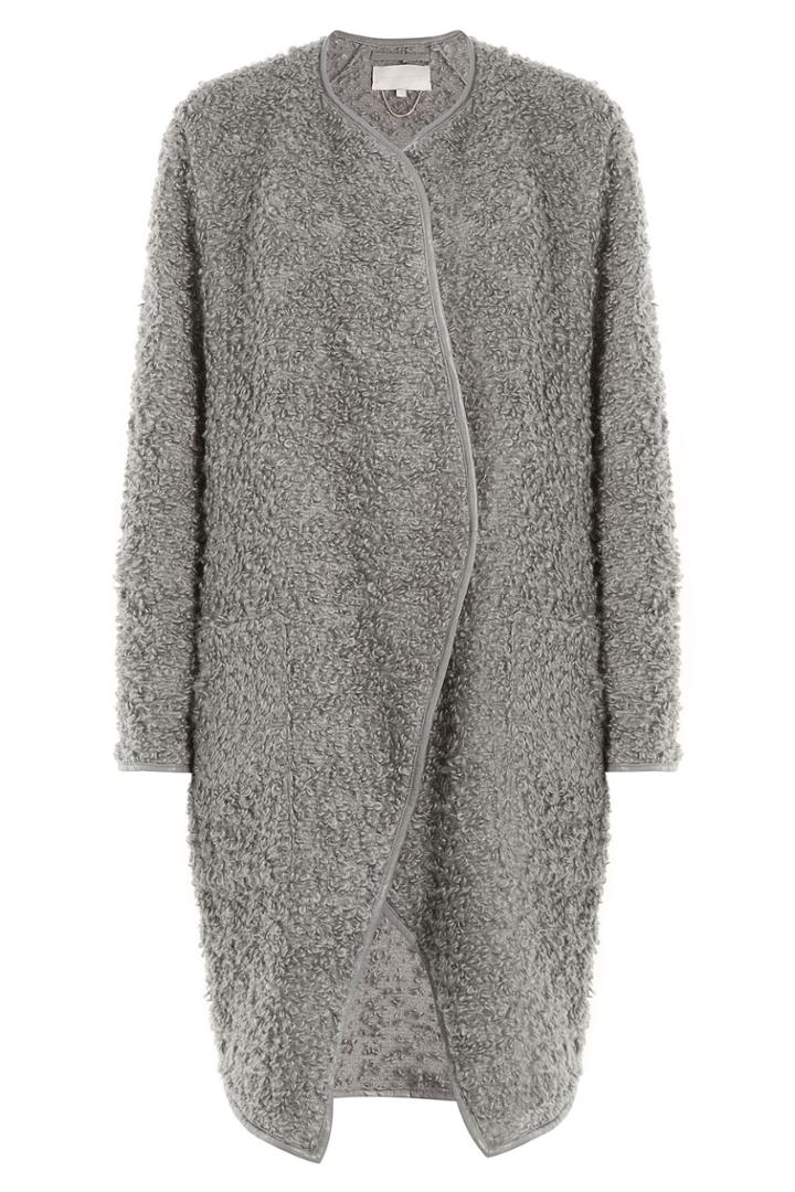 Vanessa Bruno Vanessa Bruno Coat With Wool, Alpaca And Mohair - Grey