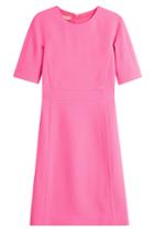 Michael Kors Michael Kors Wool Crepe Dress - Magenta