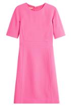 Michael Kors Michael Kors Wool Crepe Dress - Magenta