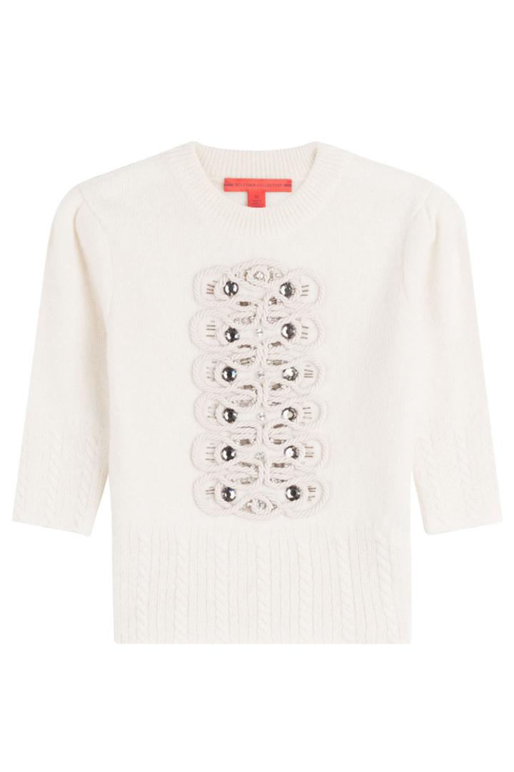 Hilfiger Collection Hilfiger Collection Embellished Wool Pullover