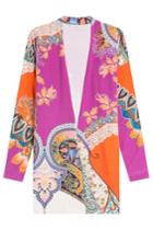 Etro Etro Printed Silk Cardigan - Multicolor