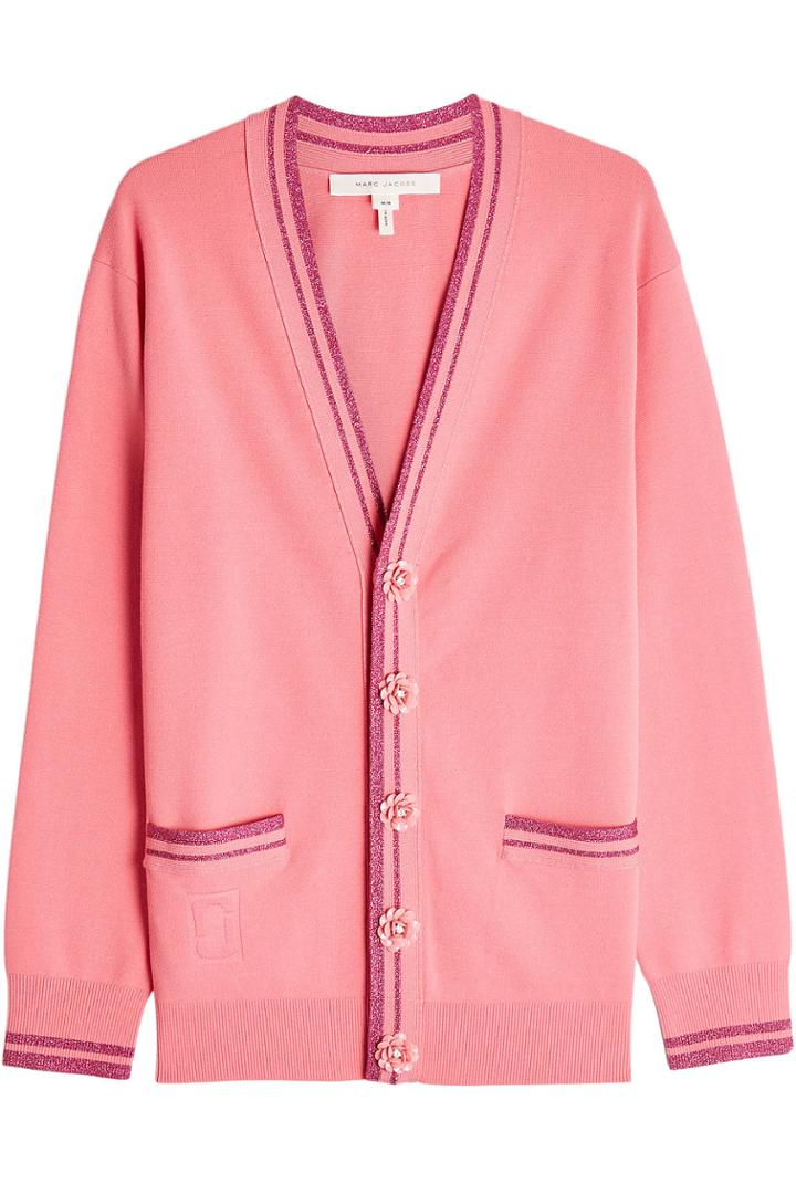 Marc Jacobs Marc Jacobs Knit Cardigan With Metallic Thread