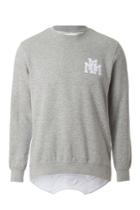 Maison Margiela Maison Margiela Cotton Blend Reverse Back Sweatshirt - Grey