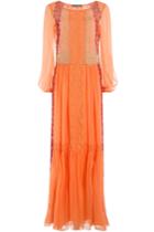 Alberta Ferretti Alberta Ferretti Lace Detailed Silk Dress