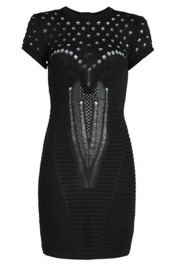 Balmain Balmain Mini Dress With Cut-outs