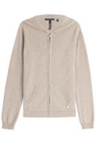 Woolrich Woolrich Cashmere Zipped Hoodie - Mauve