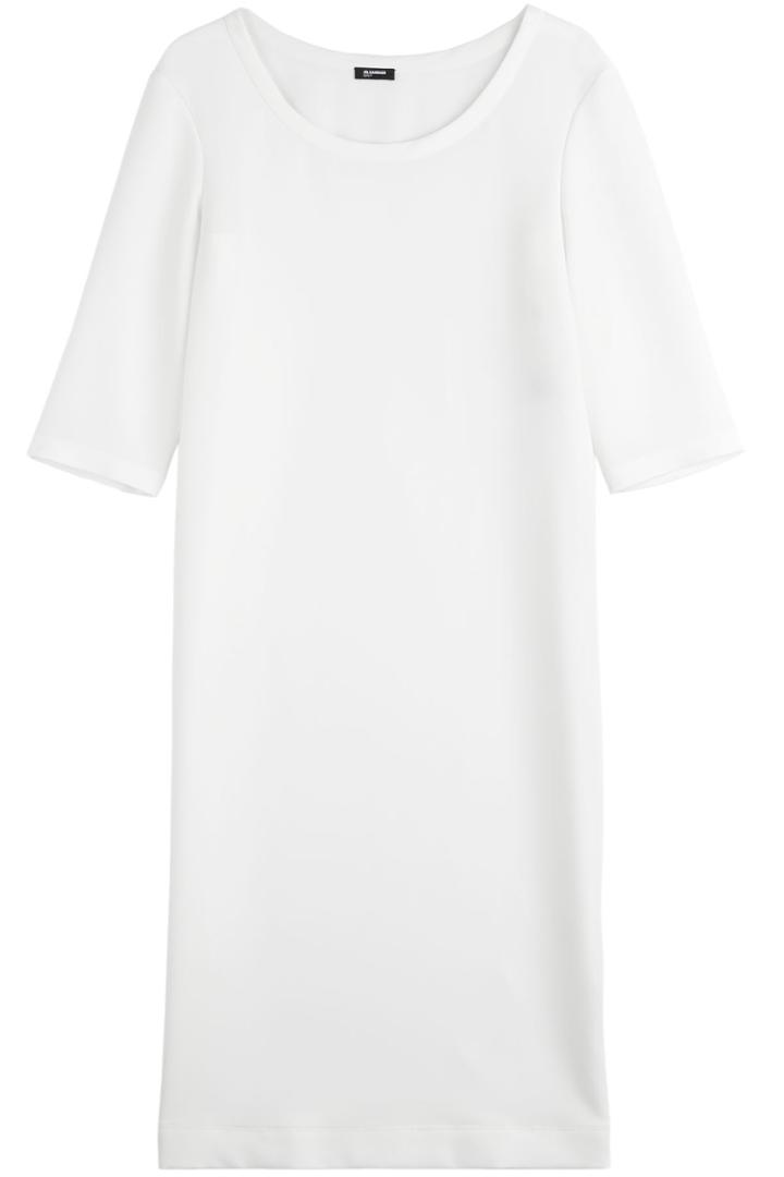 Jil Sander Navy Jil Sander Navy Stretch Dress - White