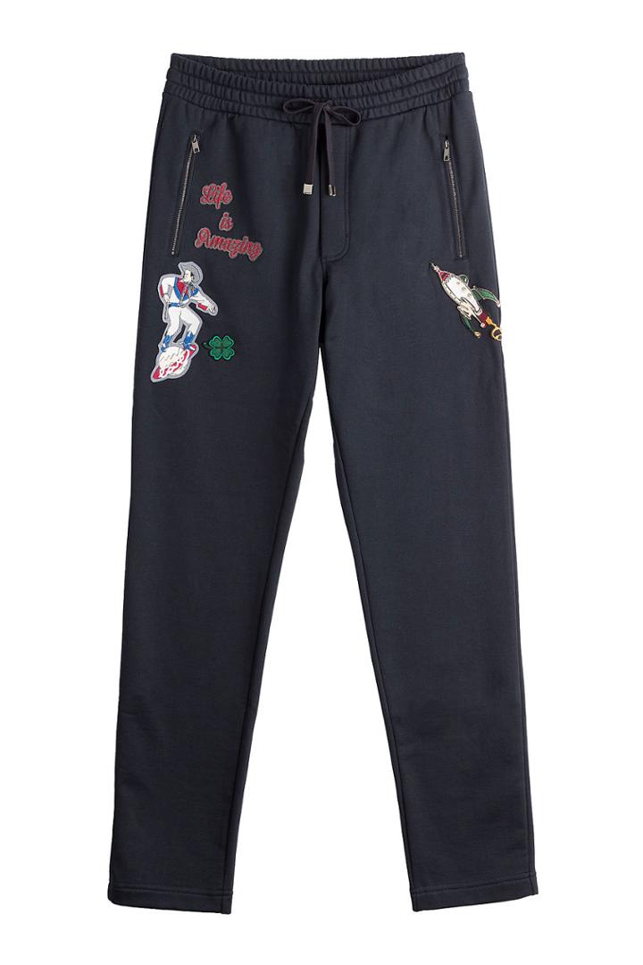 Dolce & Gabbana Dolce & Gabbana Cotton Sweatpants - Black